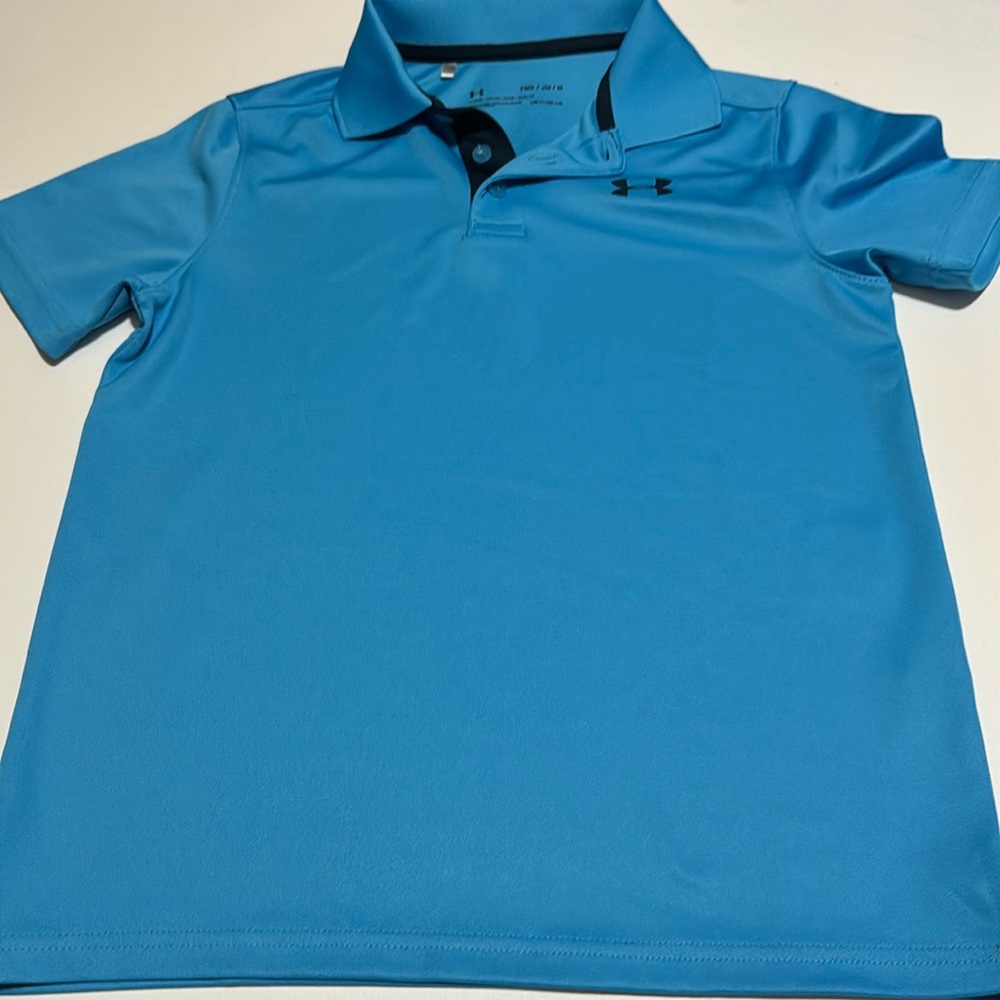 Boys Blue Under Armour Performance Polo Shirt